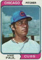 1974 Topps Baseball Cards      399     Mike Paul